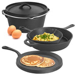 MegaChef Cast Iron Cookware, 5-Pieces/Set (937114407M)