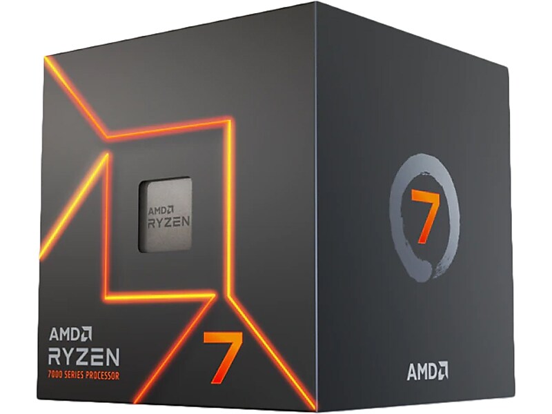 AMD Ryzen 7 7700 8-Core 5.3Ghz Computer Processor, Socket AM5 (100-100000592BOX)
