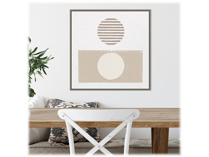 Amanti Art Reflection II Neutral, Canvas, 22" x 22" (A42675515244)