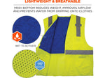 Chill-Its 6668 High-Visibility Safety Cooling Vest, XXL, Lime (12716)