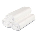 High-Density Commercial Can Liner Value Pack, 33 gal, 14 mic, 33" x 39", Clear, Interleaved Roll, 25 Bags/Roll, 10 Rolls/CT