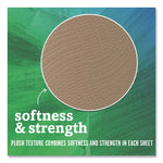 Natural Unbleached 100% Recycled Paper Kitchen Towel Rolls, 2-Ply, Individually Wrapped, 11 x 9, 120/Roll, 30 Rolls/Carton