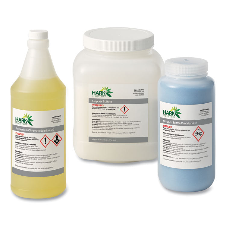 Ultraduty Ghs Chemical Waterproof And Uv Resistant Labels, 4 X 4, White, 4/sheet, 50 Sheets/pack