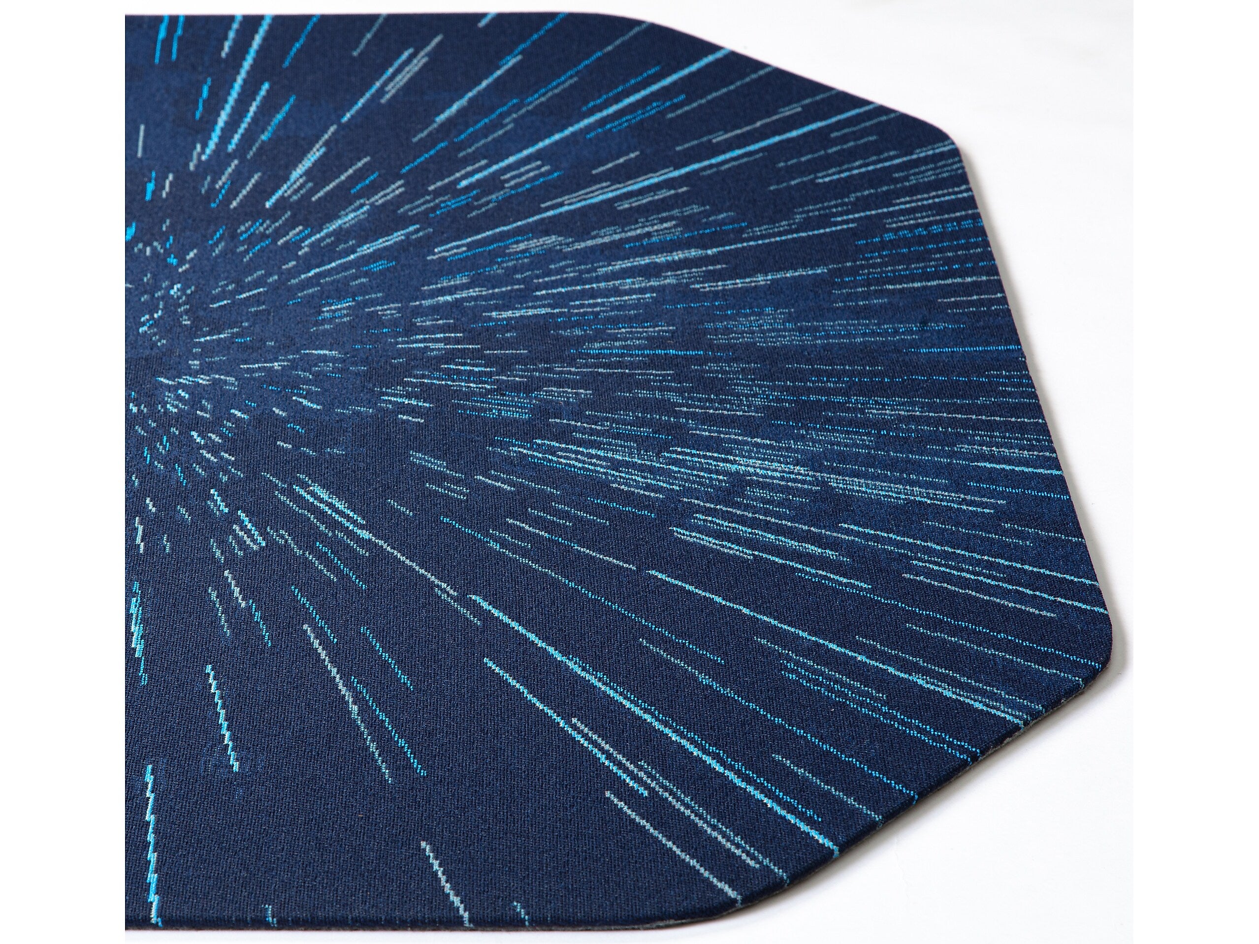 Anji Mountain Rug'd Galaxy Carpet & Hard Floor Gaming Chair Mat, 36" x 48", Blue (AMB9116)