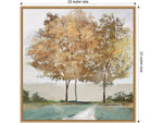 Amanti Art Golden Forest Shimmer, Canvas, 22" x 22" (A42675515144)