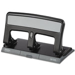 Staples One-Touch 3-Hole Punch, 30 Sheet Capacity, Black (26614)