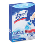 Click Gel Automatic Toilet Bowl Cleaner, Ocean Fresh, 6/box, 4 Boxes/carton