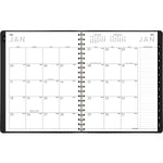 2026 AT-A-GLANCE Contemporary 8.25" x 11" Weekly & Monthly Planner, Faux Leather Cover, Charcoal (70-950X-45-26)