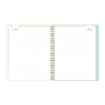 2025-2026 Day Designer for Blue Sky Secret Garden 8.5" x 11" Academic Year Weekly & Monthly Planner, Plastic Cover (137896-A26)