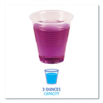 Translucent Plastic Cold Cups, 3 oz, 125/Pack
