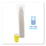 Translucent Plastic Cold Cups, 7 oz, 100/Pack