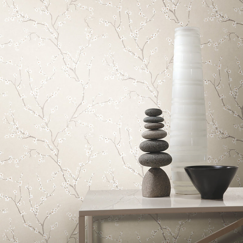 York Wallcoverings Cherry Blossom Peel and Stick Wallpaper (RMK11271WP)