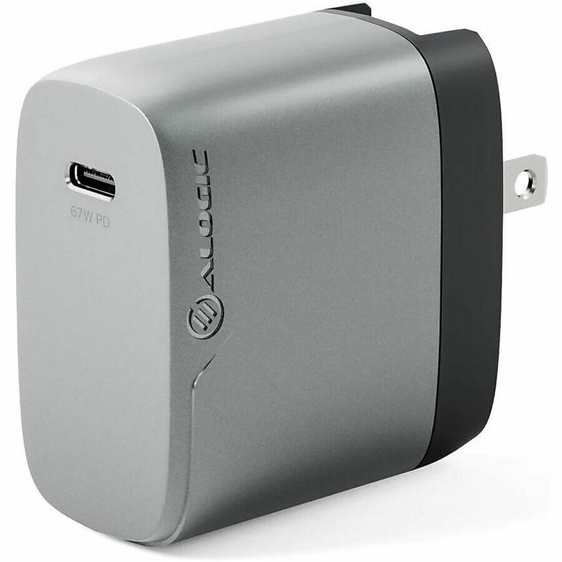 ALOGIC Rapid Power USB-C Wall Charger for Multiple Brands, Space Gray/Black (WCM1X67-SGR)