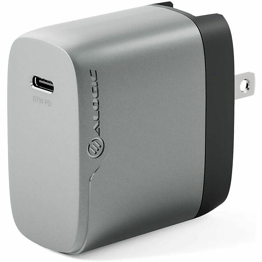 ALOGIC Rapid Power USB-C Wall Charger for Multiple Brands, Space Gray/Black (WCM1X67-SGR)