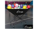 Champion Sports Pro Collapsible Volleyball Cart, Black (VCPRO)