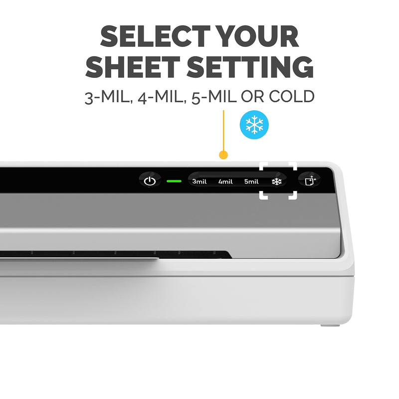 Fellowes Saturn 125 Thermal & Cold Laminator, 12.5" Width, White (5736601)
