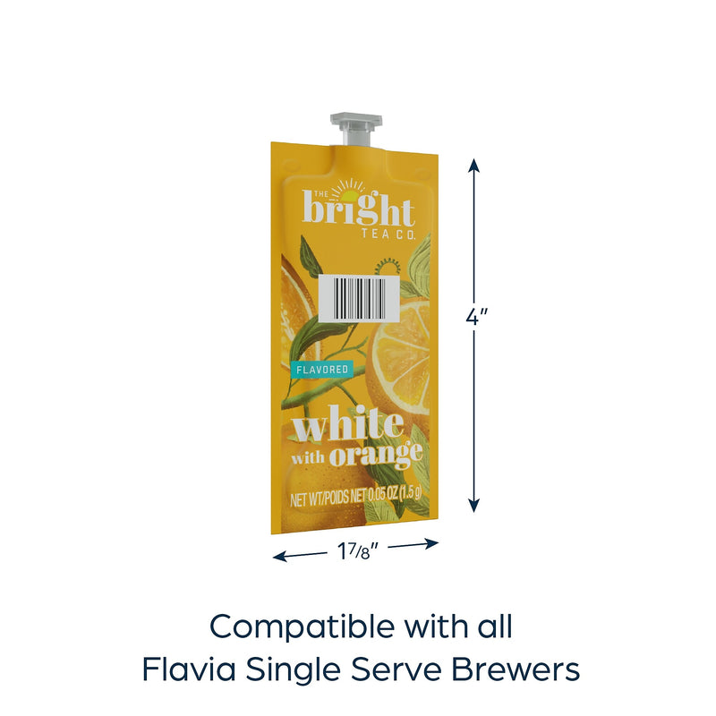 The Bright Tea Co. White Tea, Flavia Freshpacks, 100/Carton (MDRB504)
