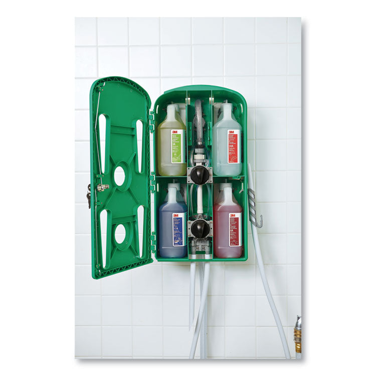 Flow Control System Chemical Dispenser, Air Gap, 12.25 X 6.3 X 22.5, Green