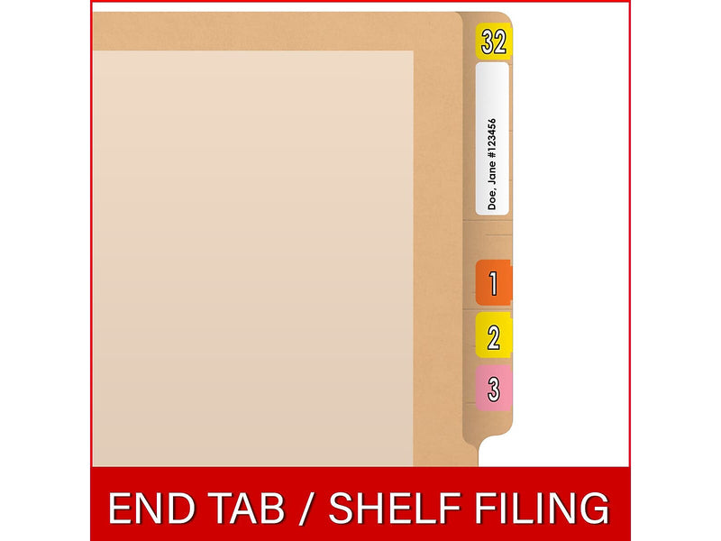 Medical Arts Press Reinforced End Tab File Folder, Straight-Cut, Letter Size, Manila/Tan, 50/Box (S-09473-TAN)