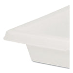 Food/Tote Boxes, 2 gal, 18 x 12 x 3.5, White, Plastic