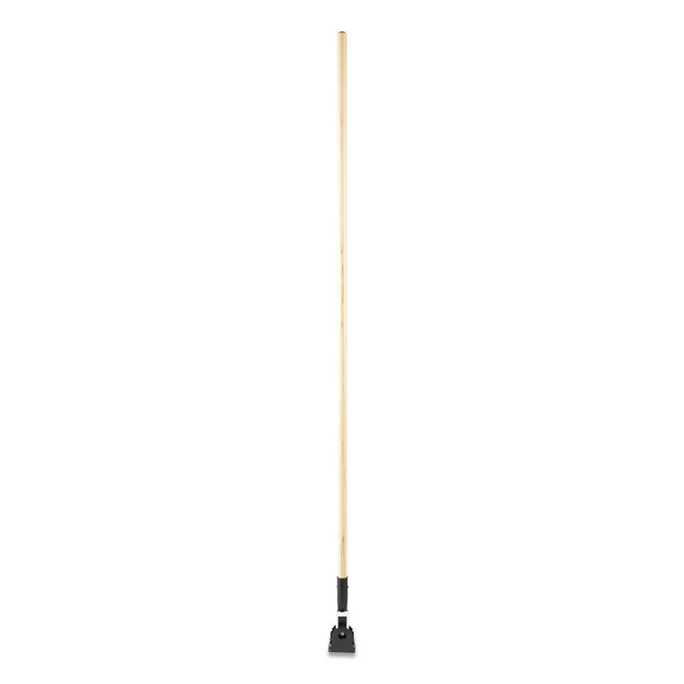 Snap-On Hardwood Dust Mop Handle, 1.5" dia x 60", Natural