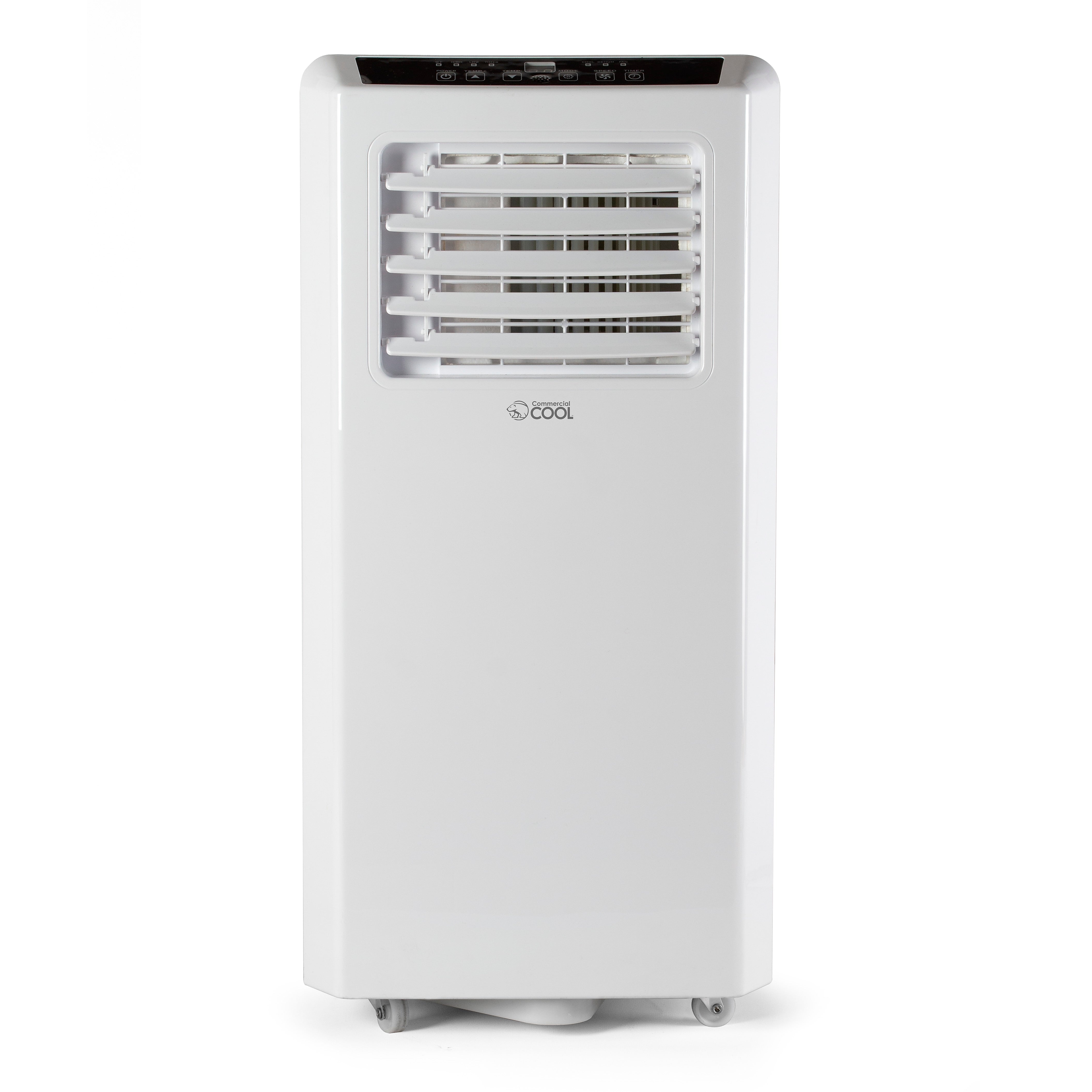 Commercial Cool 115-Volt 12,000 BTU (6,000 BTU DOE) Portable Air Conditioner, with Remote, White (CCPACA12HW6C)