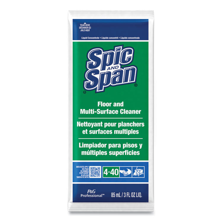 Liquid Floor Cleaner, 3 Oz Packet, 45/carton