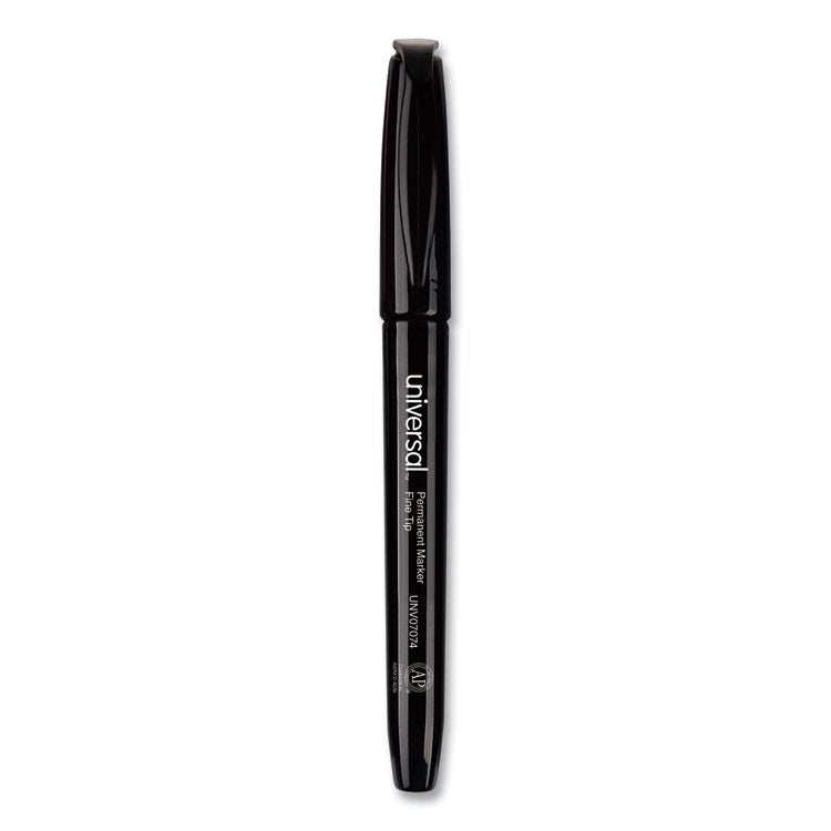 Pen-Style Permanent Marker Value Pack, Fine Bullet Tip, Black, 60/pack