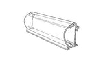 Azar Displays 2.25" x 23.75" Plastic C-Channel (600038)
