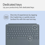 Microsoft Surface Pro 12" Keyboard Cover with Slim Pen 2, Ocean (EP2-33077)