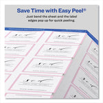 Square Labels with Sure Feed and TrueBlock, 1.5 x 1.5, White, 600/Pack