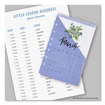 Small Binder Pockets, Standard, 7-Hole Punched, Assorted, 9.25 x 5.5, 5/Pack