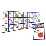 Junior Learning 8.23" x 8.23" Rainbow Phonics Alphabet Poster, 26/Set (JRLRP113)
