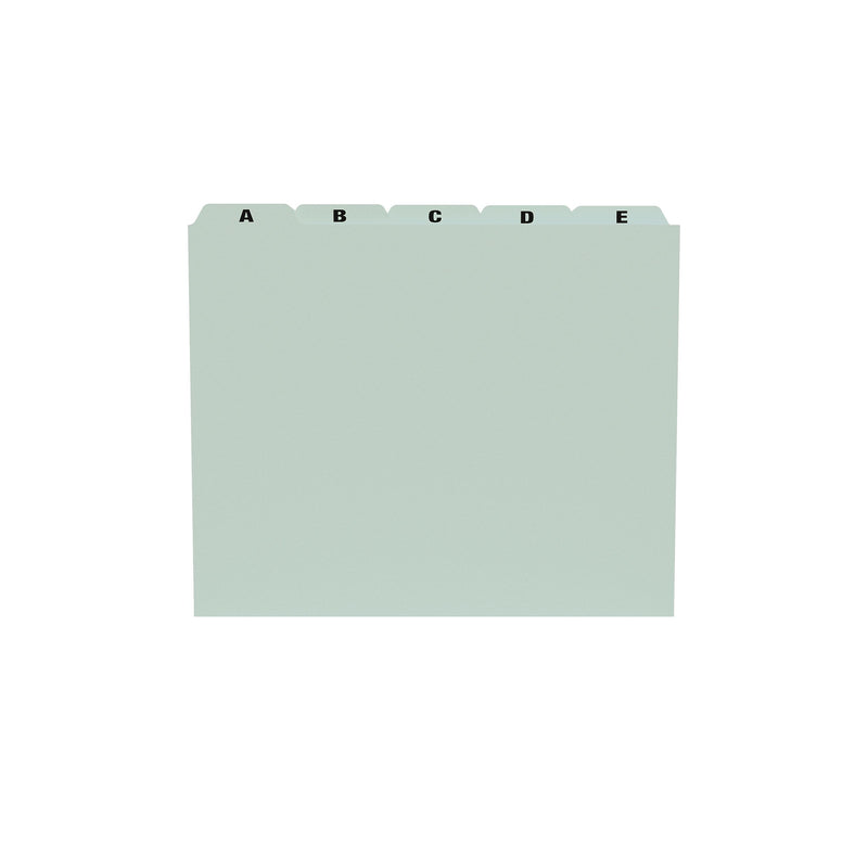 Staples® A-Z Index File Guide, Letter, Light Green, 25/Set (TR118273)