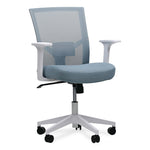 Alera Fixed Arm Fabric Task Chair, Seafoam Blue (ALEWS42B77)