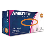 L5201 Series Powder-Free Latex Gloves, Medium, 4 mil Thick, 9" Long, Cream, 100/Box