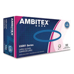 L5201 Series Powder-Free Latex Gloves, Large, 4 mil Thick, 9" Long, Cream, 100/Box