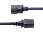 StarTech 6' C14 to C19 Power Cable, Male to Female, Black (PXTC14C19146)