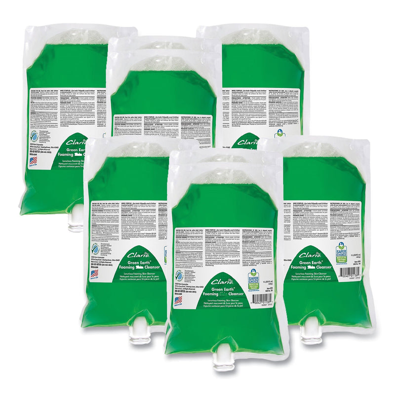 Betco Green Earth Foaming Hand Soap Refill, Fresh Meadow, 1,000 mL Refill, 6/Carton (BET7812900)