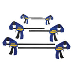IRWIN Quick-Grip 1-Handed Mini Bar Clamp Set, 6 Pieces  (1964749)