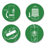 Freshmatic Ultra Automatic Starter Kit, Gadget/(2) 5.89 oz Fresh Linen Refills/AA Battery, 4 Kits/Carton