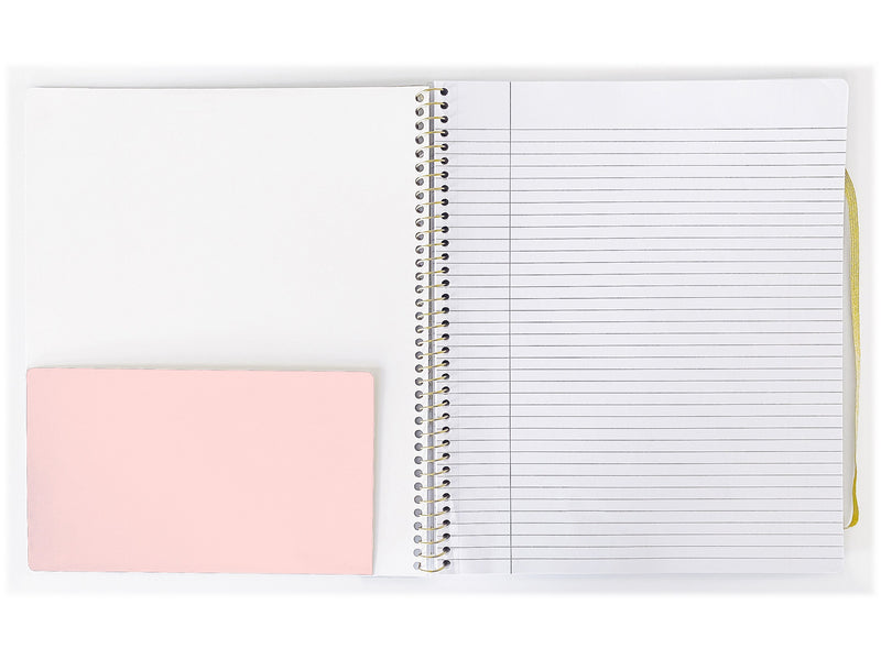 Carolina Pad Keep it in line Professional Notebook, 9.65" x 11.6", College-Ruled, 100 Sheets, Assorted Colors (10000)
