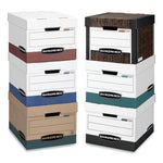 Stor/file Medium-Duty 100% Recycled Storage Boxes, Letter/legal Files, 12" X 16.25" X 10.5", Kraft, 20/carton