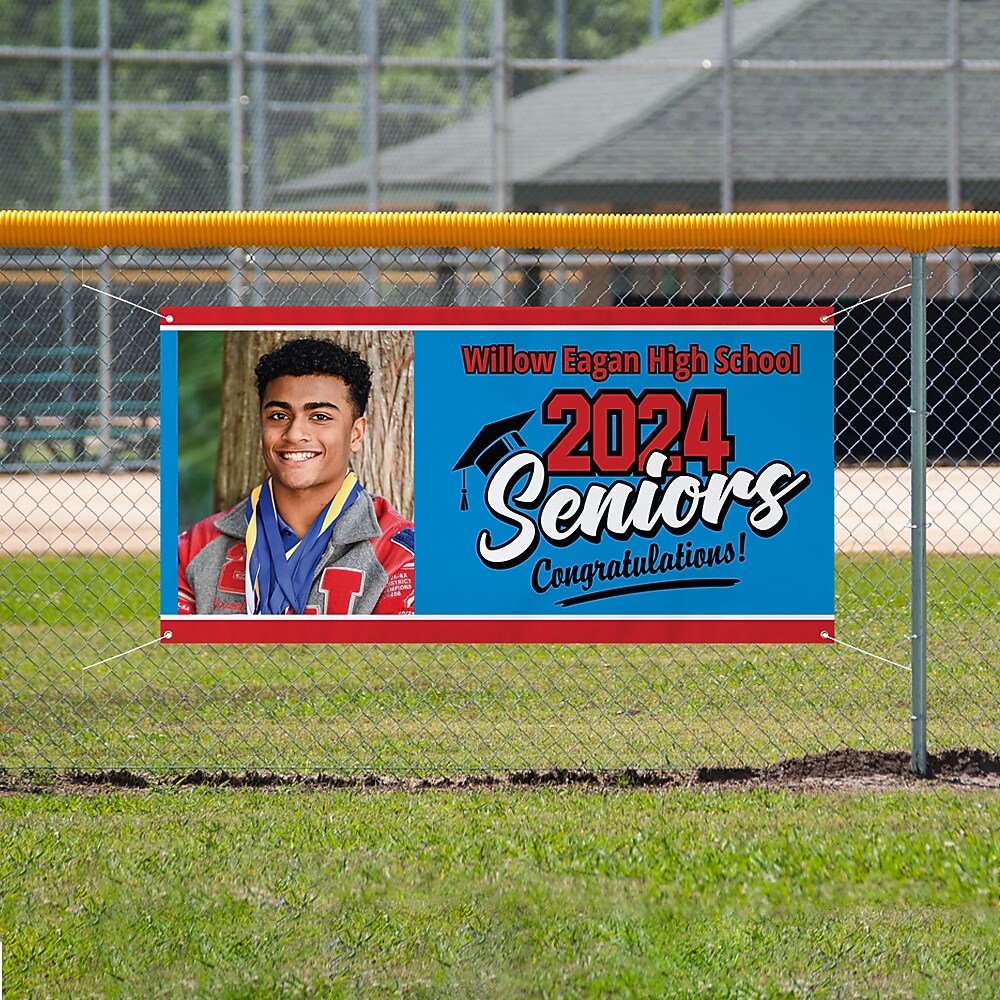 Custom Full Color Gloss Outdoor Banner 2x4