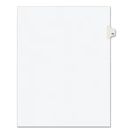 Preprinted Legal Exhibit Side Tab Index Dividers, Avery Style, 10-Tab, 55, 11 X 8.5, White, 25/pack, (1055)