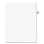Preprinted Legal Exhibit Side Tab Index Dividers, Avery Style, 10-Tab, 56, 11 X 8.5, White, 25/pack, (1056)