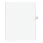 Preprinted Legal Exhibit Side Tab Index Dividers, Avery Style, 10-Tab, 60, 11 X 8.5, White, 25/pack, (1060)
