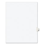 Preprinted Legal Exhibit Side Tab Index Dividers, Avery Style, 10-Tab, 68, 11 X 8.5, White, 25/pack, (1068)
