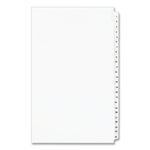Preprinted Legal Exhibit Side Tab Index Dividers, Avery Style, 25-Tab, 1 To 25, 14 X 8.5, White, 1 Set, (1430)
