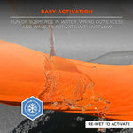 Chill-its 6688 High Visibility Long Sleeve T-Shirt, ANSI Class R2, Orange, Medium (12231)